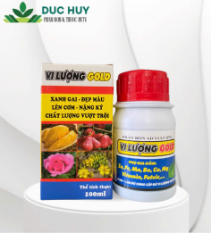 Phân bón VI LƯỢNG GOLD (100ml) - Xanh gai, đẹp màu