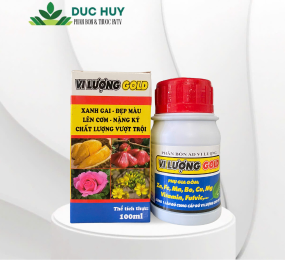 Phân bón VI LƯỢNG GOLD (100ml) - Xanh gai, đẹp màu